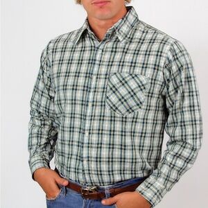 Vintage Bud Berma The Weekender Plaid Shirt XL Yugoslavia Permanent Press 80s